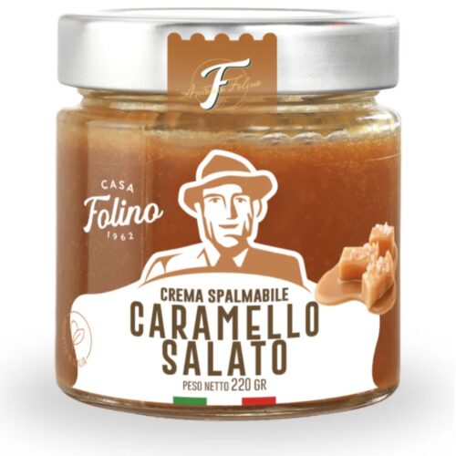 White chocolate and salted caramel spread